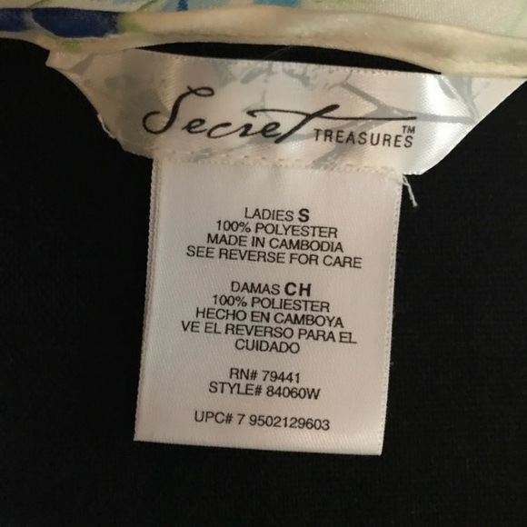 NWOT Satin Yellow Floral Chemise Slip & Robe Set - Picture 5 of 5